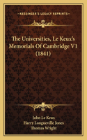 The Universities, Le Keux's Memorials of Cambridge V1 (1841)