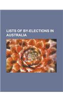Lists of By-Elections in Australia