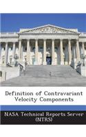 Definition of Contravariant Velocity Components: (English)