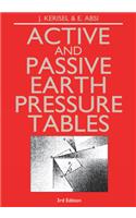 Active and Passive Earth Pressure Tables