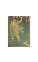 Paperblanks Olive Fairy Lang's Fairy Books Hardcover MIDI Lined Elastic Band Closure 144 Pg 120 GSM