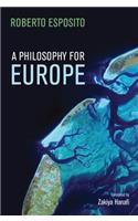 Philosophy for Europe