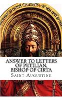 Answer to Letters of Petilian, Bishop of Cirta