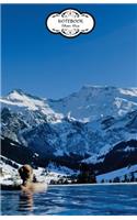 Notebook: Switzerland infinity pool: Journal Dot-Grid, Graph, Lined, Blank No Lined, Small Pocket Notebook Journal Diary, 120 pages, 5.5" x 8.5" (Blank Notebo