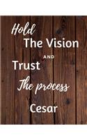 Hold The Vision and Trust The Process Cesar's