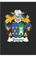 Donaire: Donaire Coat of Arms and Family Crest Notebook Journal (6 x 9 - 100 pages)