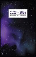 2020-2024: Kalender - Ziele - Organizer I Astro Motiv I 60 Monate I Adressbuch I Wochenplaner & Notizen I Großes Format I Bucket List I Jahres- & Monatsplanung