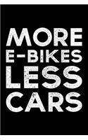 More E-Bikes Less Cars