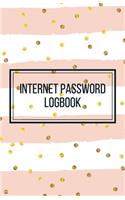 Internet Password Logbook-Small Size Alphabetical Password Notebook Organizer-5.5"x8.5" 120 pages Book 16: Keep Track of Usernames Passwords Websites-Blank Tabs Personal Password Keeper
