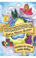 Bienvenido A Papúa Nueva Guinea Diario De Viaje Para Niños: 6x9 Diario de viaje para niños I Libreta para completar y colorear I Regalo perfecto para niños para tus vacaciones en Papúa Nueva Guinea