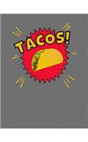 Tacos Notebook - Wide Ruled