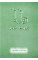 Capricorn: Lined Paper Journal(7 Series)