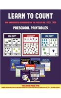 Preschool Printables (Learn to count for preschoolers): A full-color counting workbook for preschool/kindergarten children.(4 Preschool Printables)