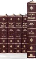 Records of Jerusalem 1917-1971 9 Volume Hardback Set