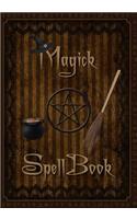 Magick Spell Book: Attractive Witchcraft inspired 100 page full colour design personal Journal/BOS/Spellbook/Notebook