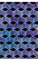 Journal Notebook Cubes Pattern 4