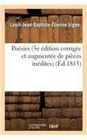 Poésies 5e Édition Corrigée Et Augmentée de Pièces Inédites