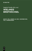 Briefe Juli 1802 - Dezember 1805, Teil 2