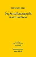 Das Ausschlagungsrecht in der Insolvenz