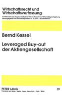 Leveraged Buy-out der Aktiengesellschaft