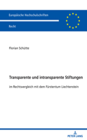 Transparente und intransparente Stiftungen