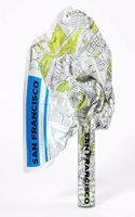 San Francisco Crumpled City Map