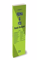 Taxmann's FEMA & FDI Ready Reckoner â€“ Topic-wise commentary on 50+ topics (including LRS, Overseas Investment, IFSC, etc.) along with relevant Rules, Case Laws, Circulars, Master Directions, etc.