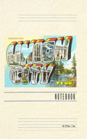 Vintage Lined Notebook Greetings from Union City, Tennessee