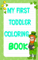 My First Toddler Coloring Book: My First Toddler Coloring Book for numbers 20 pages size 6×9