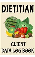 Dietitian Client Data Log Book