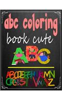 abc coloring book cute