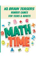 IQ Brain Teasers Number Games For Teens & Adults