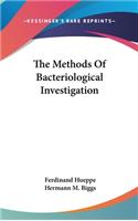 The Methods Of Bacteriological Investigation