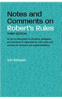 Notes and Comments on Robert's Rules: (English)