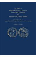 An Index to English Periodical Literature on the Old Testament and Ancient Near Eastern Studies