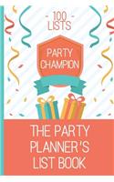 100 Lists, Party Champion, The Party Planner's List Book