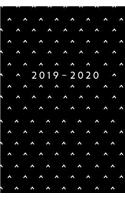 2019 - 2020: Weekly Planner Starting May 2019 - Dec 2020 6 x 9 Dated Agenda Appointment Calendar Organizer Book Soft-Cover Minimalist Black