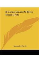 Il Corpo-Umano O Breve Storia (1774): (Italian)