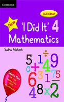 I Did It Mathematics Students Book, Level 4 , Cce Edition