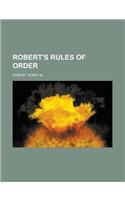 Robert's Rules of Order