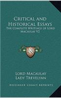 Critical and Historical Essays