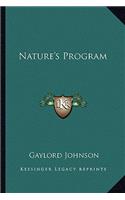 Nature's Program