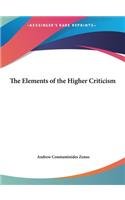 The Elements of the Higher Criticism