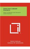 Effective Library Exhibits
