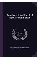 Genealogy of one Branch of the Carpenter Family