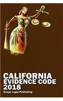 California Evidence Code 2018
