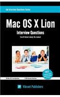 Mac OS X Lion: Interview Questions You'll Most Likely Be Asked