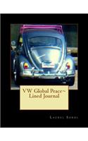 VW Global Peace License Lined Journal