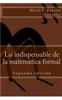 Lo Indispensable de Matematica Formal