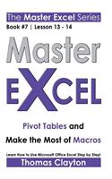 Master Excel: Pivot Tables and Make the Most of Macros(7 Master Excel)